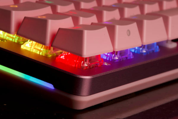 Glorious Gaming GMMK 2 Full Size (96%) - Mechanical Gaming Keyboard, Aluminium Frame, Customisable, Doubleshot Caps, Fox Switches, Per Key RGB, Full NKRO, English UK QWERTY Layout - Pink