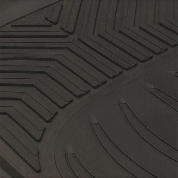 JVL Heavy Duty Lipped Universal Rubber Car Mat Mud Snow Floor Tray Ultimat