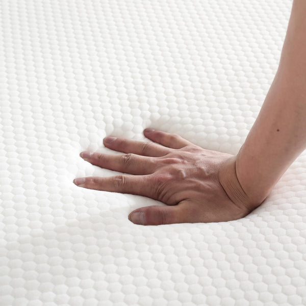 Gwydre Memory Foam Single Mattress,High Density Ventilated Memory Foam Bed Mattress,with Removable & Washable Non-slip Cover (L190-W90-H10)