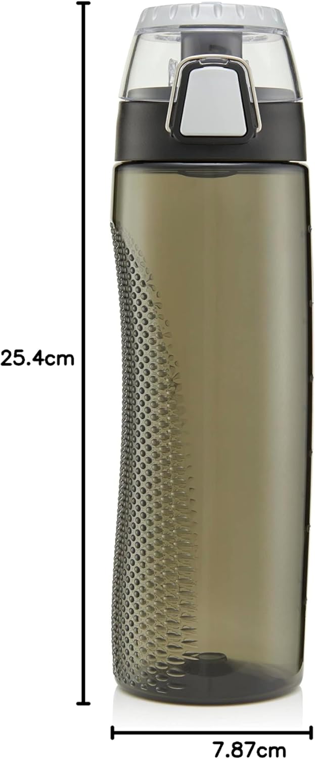 Thermos, Smoke Hydration Bottle w/Meter, 710ml