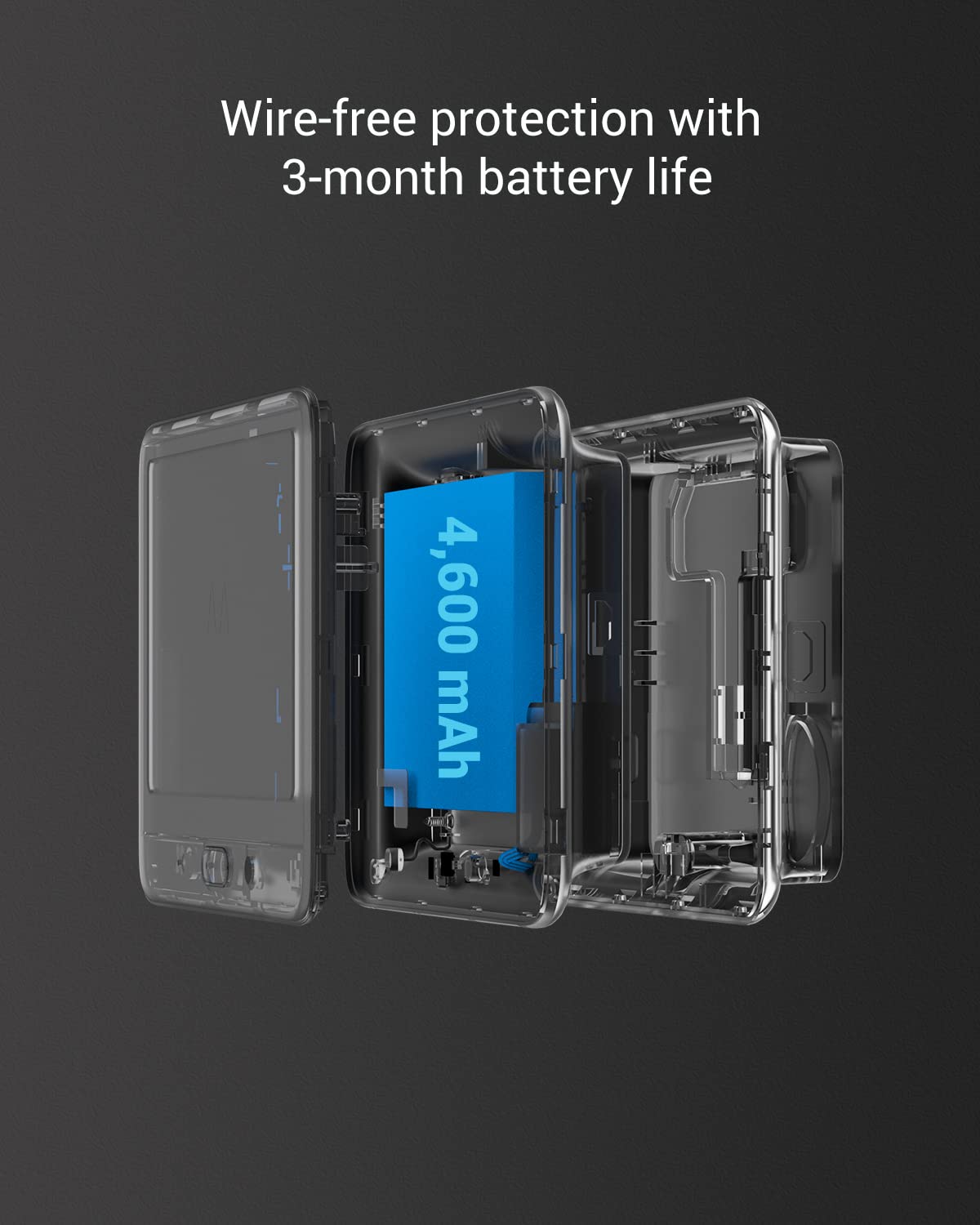 EZVIZ Peephole Camera (Door Viewer Cam) Wireless with 4.3" Monitor, 14–26mm Hole, 35–105mm Door Thickness, 2.4GHz Wi-Fi, 1080P HD Video, APP View, Indoor Colour Screen, No Motion Detection (CP2)