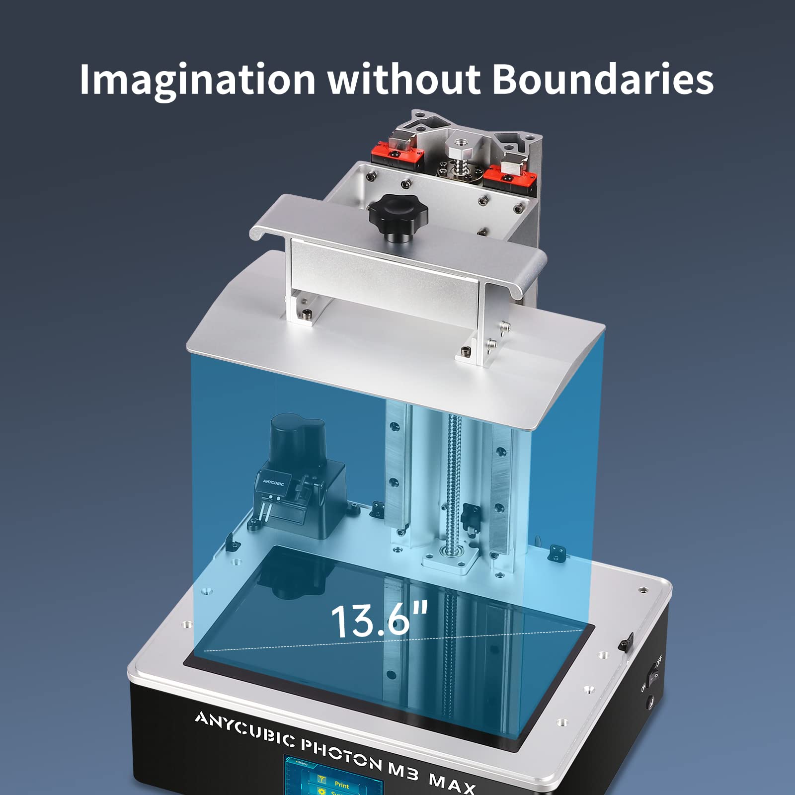 ANYCUBIC Photon Mono M7 Resin 3D Printer, 150mm/h Printing Speed, 10.1” 14K HD Mono Screen Resin Printer with Latest LighTurbo 3.0, Intelligent Assisted Printing System, Printing Size of 223*126*230mm