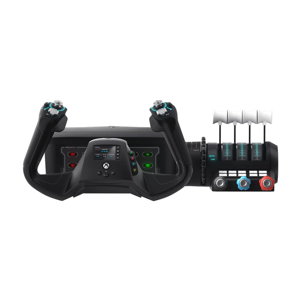 Turtle Beach VelocityOne Flightdeck - Universal HOTAS Simulation Joystick & Throttle with Touch Display, Stick Mounted HUD and Contactless Sensors for Air and Space Combat on Windows 10 & 11