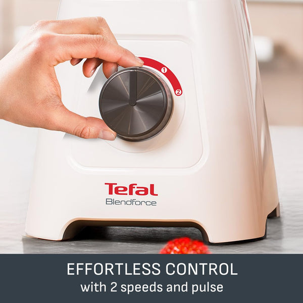 Tefal Blend Up Powerful Mini Blender, Quiet Mode, 8 Auto Programmes, Auto Cleaning Programme, 2 Durable Bottles 0.7L & 0.4L, Smoothies, Protein Shakes, Cocktails, Ice Crush, Hummus, 6 Blades BL19H4G0