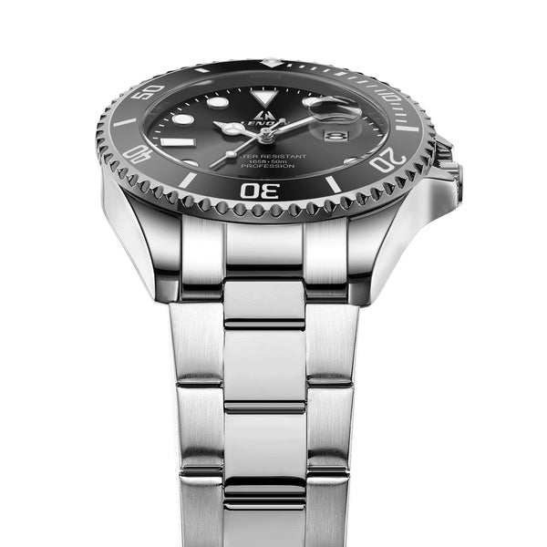 LN LENQIN Mens Watches Stainless Steel Watches Men Waterproof Analog Quartz Watch Men's Wrist Watches with Date Fashion Casual Man Watch