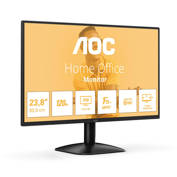 AOC 27B3CA2 - 27 Inch FHD Monitor, 100Hz, IPS, Speakers, USB-C Connectivity, FlickerFree, Adaptive Sync, LowBlue (1920 x 1080, 250 cd/m2, HDMI 1.4 / USB-C 65W Power delivery)