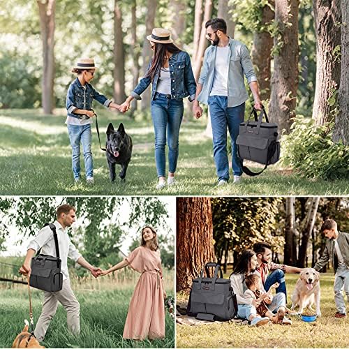 Airline Approved Pet Travel Bag, Weekend Travel Set for Dog and Cat, Tote Organizer with Multi-Function Pockets