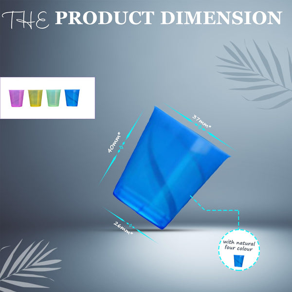 1600 Plastic Shot Glasses, NEON 30ml - Shot Cups| Shots Vodka Jelly Sample Tasting Desserts, Weddings Birthdays Parties Christmas, Stag, Hen, Reusable