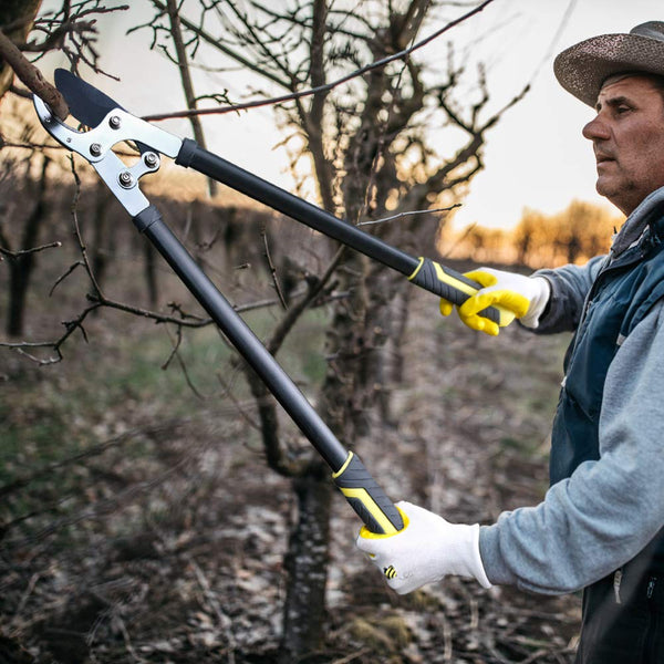 Jardineer Anvil Loppers Shears - Loppers for Gardening Heavy Duty with Pruning Shears & Spare Blade, Effortless Pruning Tree Loppers,Long-Lever Branch
