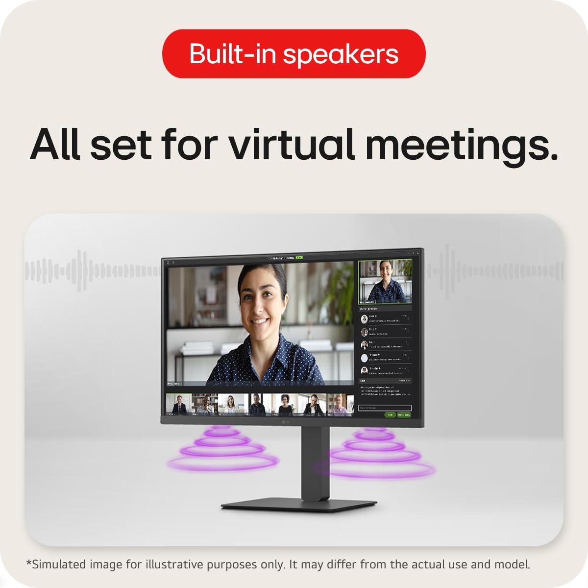 LG Electronics Monitor 27MR400-B, 27 Inch, Full HD 1080p, 100Hz, 5ms GtG, IPS Panel, AMD FreeSync, Smart Energy Saving, Anti-Glare, HDMI, Matte Black