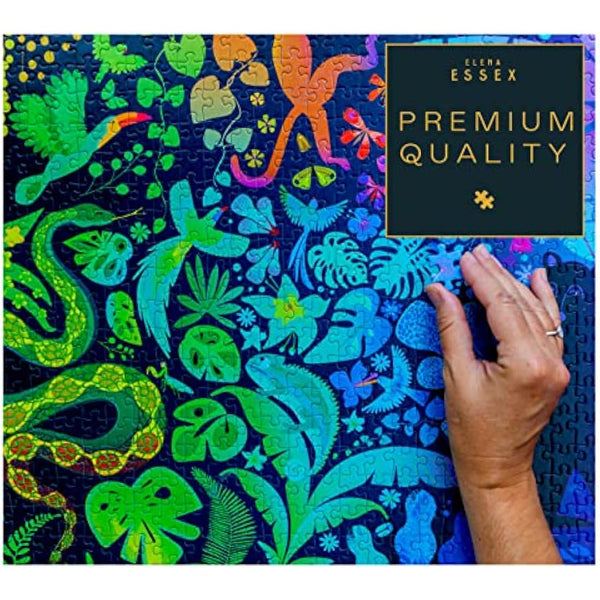 Elena Essex 1000 Piece Jigsaw Puzzles for Adults (Radiant Jungle)