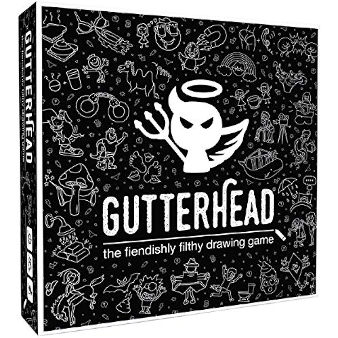 Gutterhead - The Fiendishly Filthy Drawing Game - The Adult Board Game of Hilariously Dirty Doodles from the Makers of Beat That! - Great Stocking Fillers - Fun Party Game for Adults