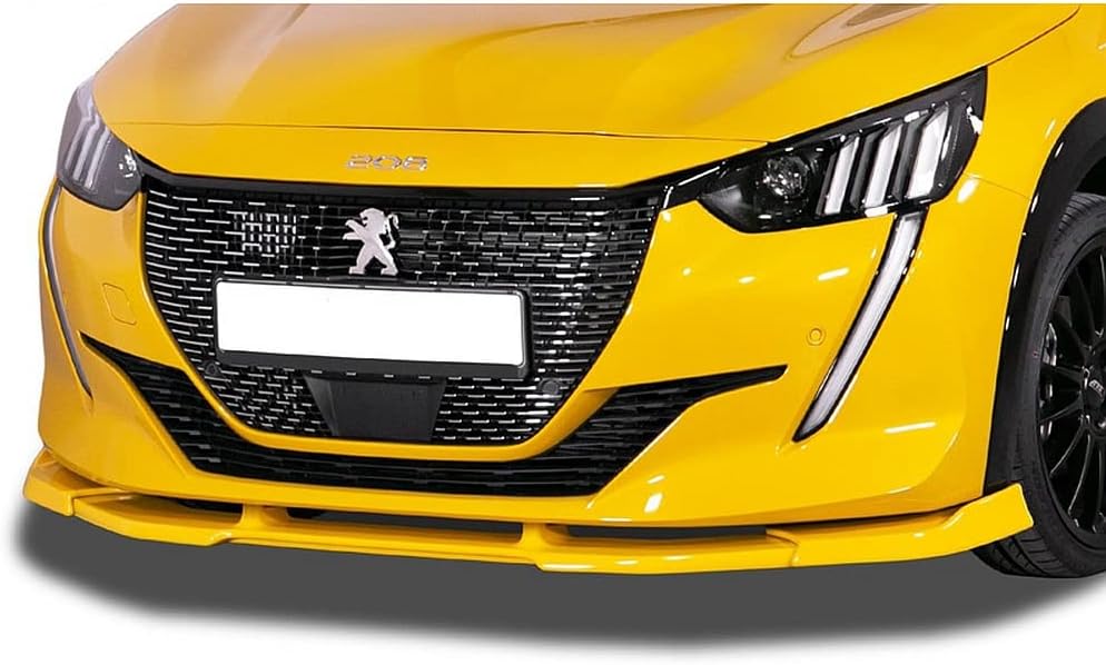 RDX Racedesign Front spoiler Vario-X compatible with Peugeot 208 II 2019- (PU)