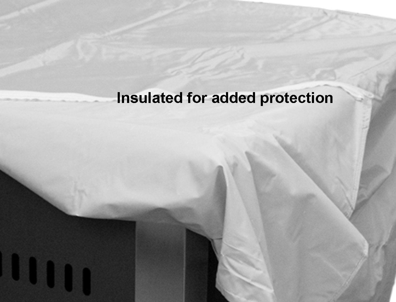 Hiland HVD-TGTCV-S Heavy Duty Waterproof Triangle Glass Tube Heater Cover-94-Silver, 94"