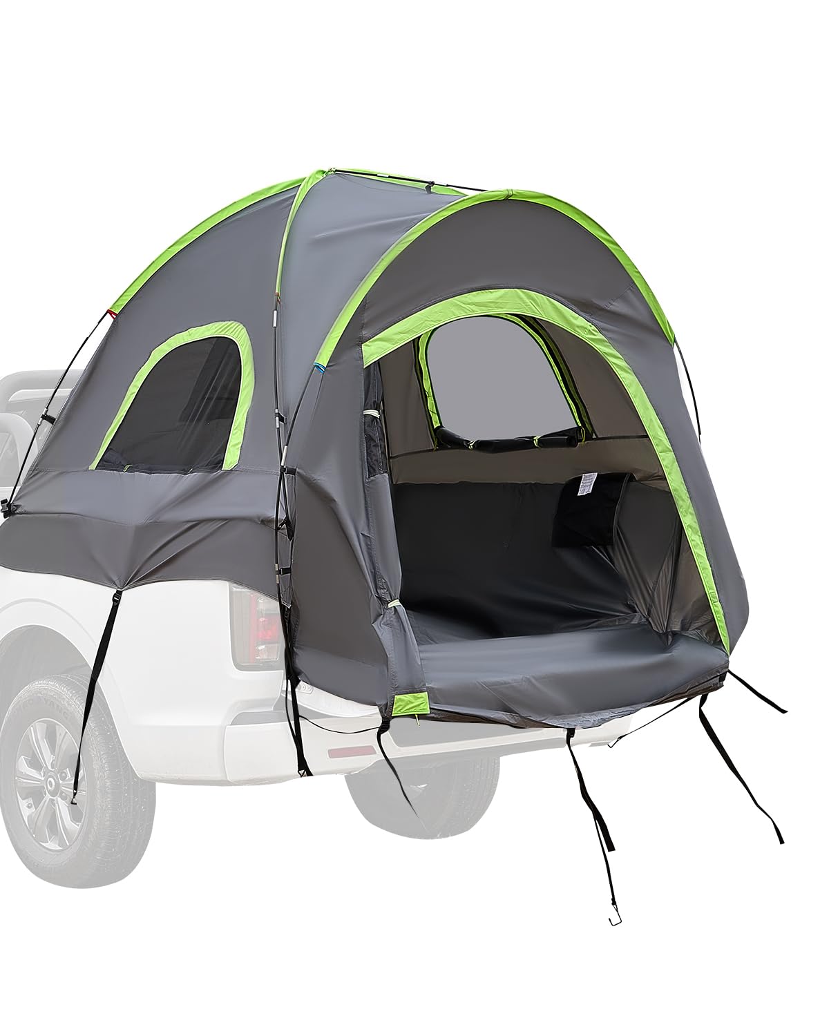 VEVOR Waterproof PU2000mm Spacious Double Layer Design, SUV Camping Tent with Shade Awning and Mesh Windows, Includes Rainfly and Storage Bag