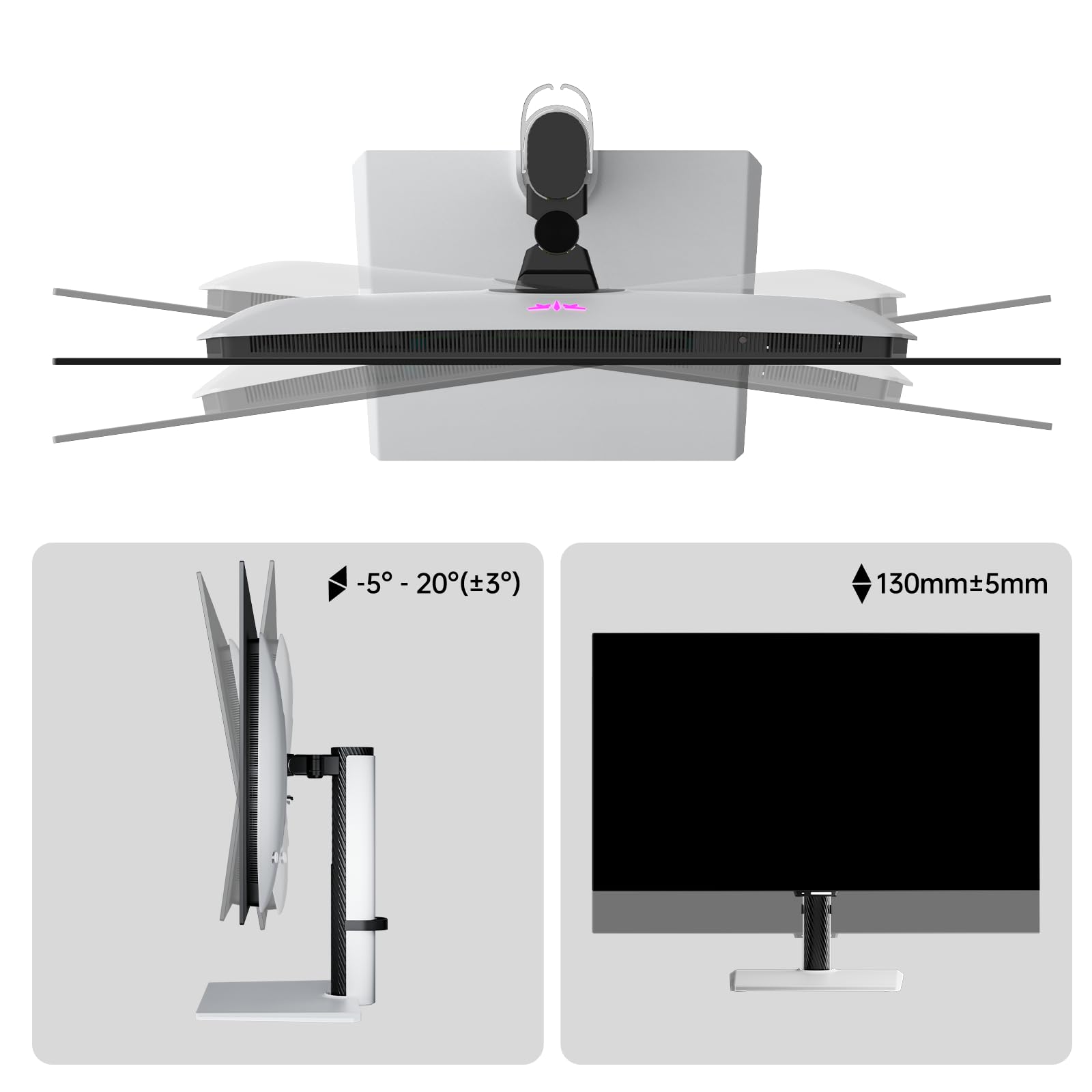 KTC Flat 32 Inch Monitor, QHD 1440P 2K@100Hz IPS Large Computer Monitor, Ultra Thin Bezels, Anti-Blue Light, HDR10, 103% sRGB, 86% DCI-P3, 350 Nits, 3ms MPRT, Adaptive Sync for Working and Gaming