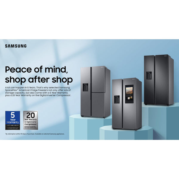 Samsung Series 7 SpaceMax RS70F66KCTEU 634L Smart American Fridge Freezer, Silver