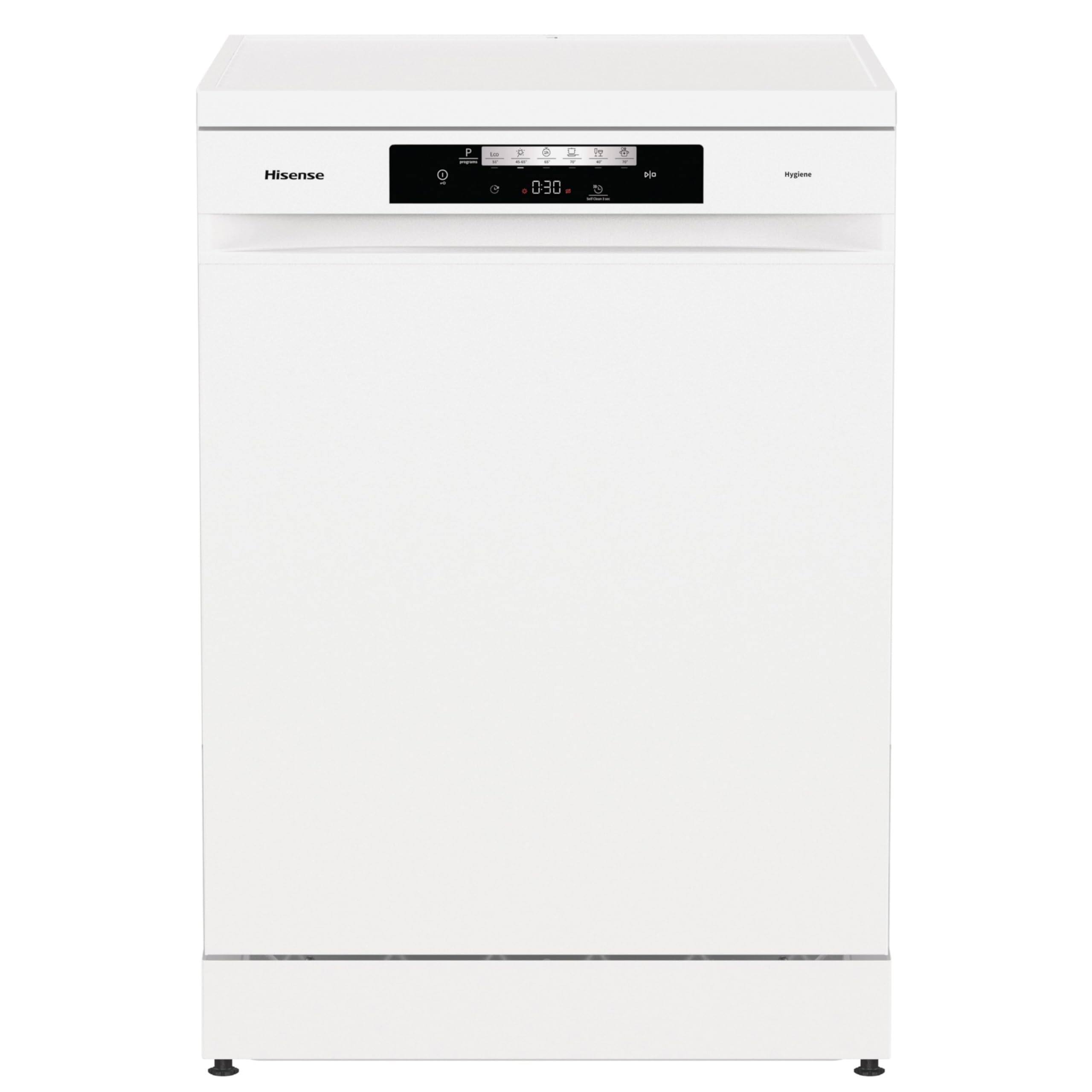 Hisense HS622E90WUK Freestanding Standard Dishwasher 85cm High - E Rated, White, 24 x 23 x 33 inches (L x W x H) [Energy Class E]