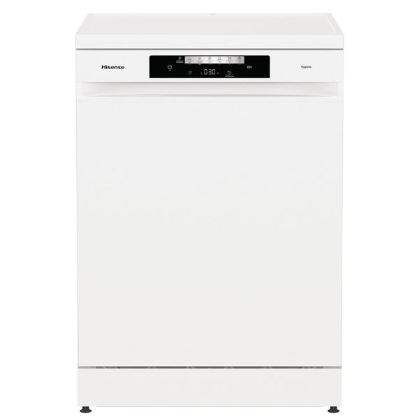 Hisense HS622E90WUK Freestanding Standard Dishwasher 85cm High - E Rated, White, 24 x 23 x 33 inches (L x W x H) [Energy Class E]