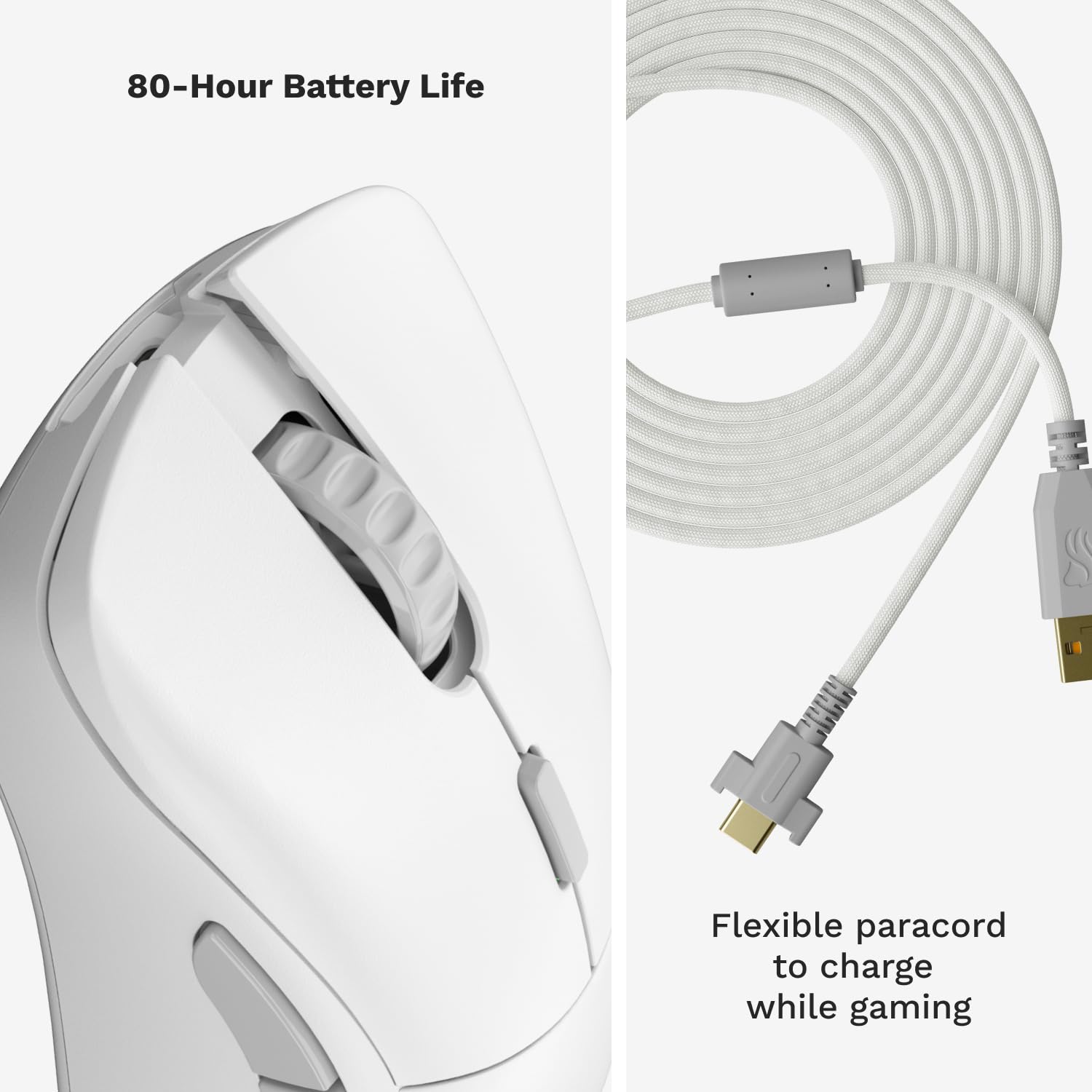 Glorious Gaming Model D Wired Gaming Mouse - 68g Superlight Honeycomb Design, RGB, Ergonomic, Pixart 3360 Sensor, Omron Switches, PTFE Feet, 6 Buttons - Glossy Black