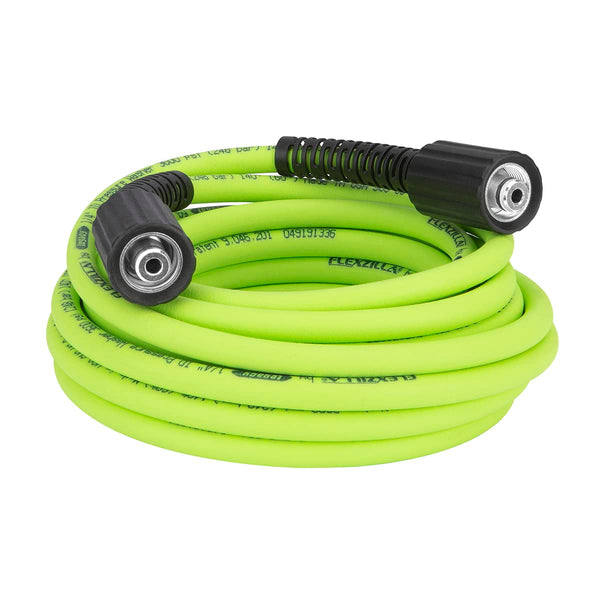 Flexzilla HFZPW36425M-E 3600 PSI, 1/4 in. x 25' Pressure Washer Hose, ZillaGreen