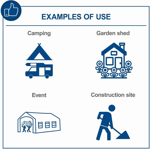 Scheppach SG3200 Petrol Generator | 2800W Max | 196cc 4-Stroke | 2x 230V | 15L Tank | AVR & Wheel Kit