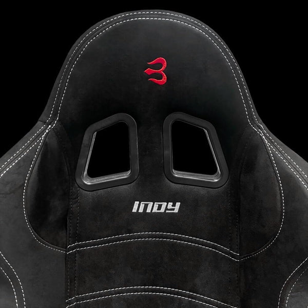 Set of Barbarian Reclining Bucket INDY Racing Seats for Focus Mk2 (All Models) Ford, Black Suede, Track, Race, Drift