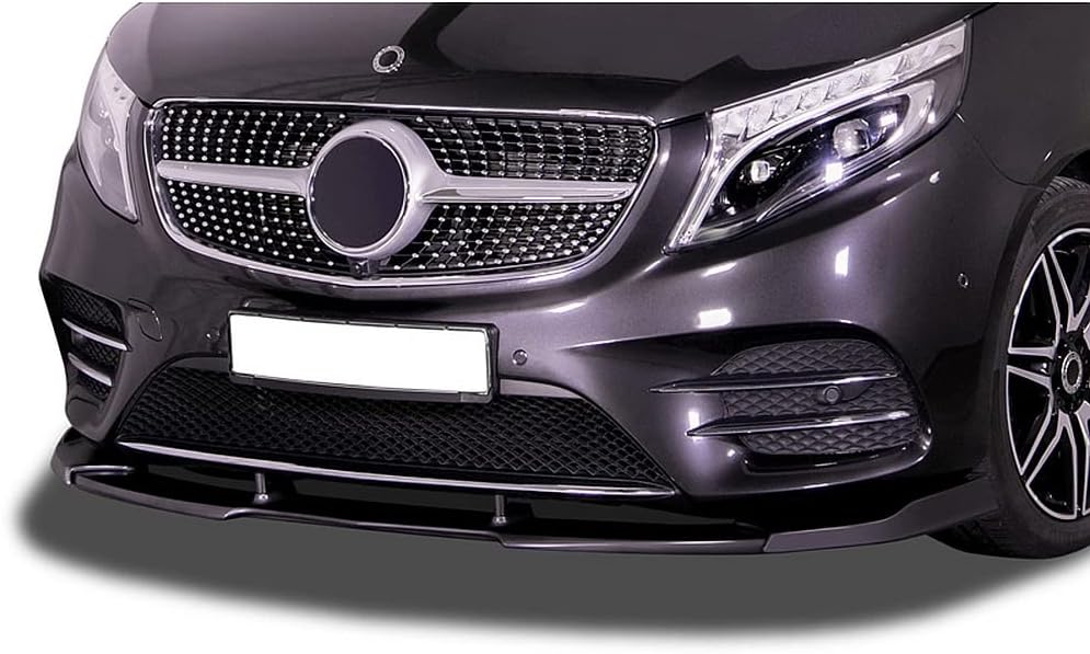 RDX Racedesign Front spoiler Vario-X compatible with Mercedes V-Class W447 AMG-Line 2014-2019 & FL 2019- (PU)