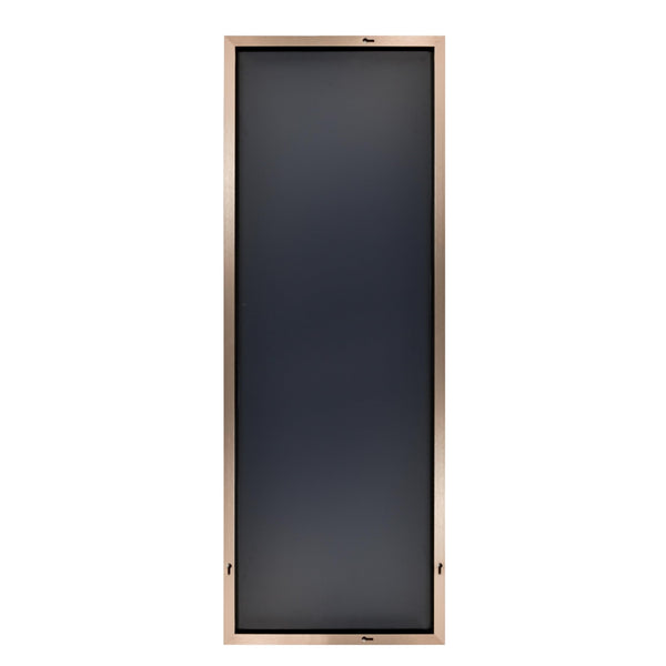 Home Selections Full Length Metal Framed Mirror, 59" X 20" (150CM X 50CM) Large Free Standing Leaner/Wall Mirror, Aluminium Frame, Tempered Glass,