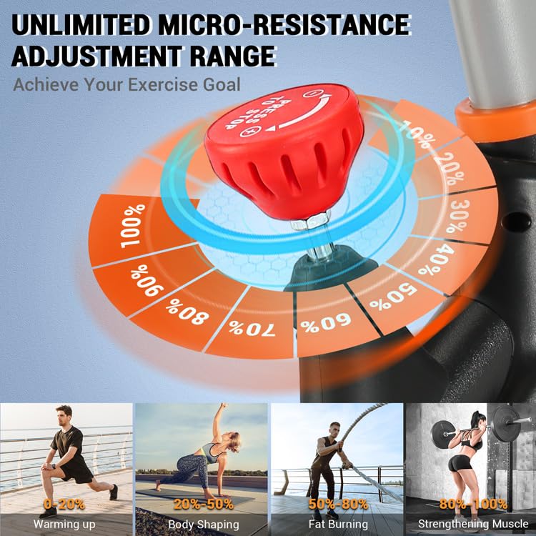 Wenoker Exercise Bike Indoor Cycling, Spin Bike Exercise Equipment for Home Gym Use with LCD Display & Tablet Holder Fitness Workout Cardio Training Machine