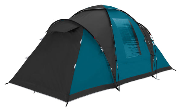 Coleman Spruce Falls 4 Tent | 4 Man Vis-a-Vis Family Tent with 2 opposite XXL size Bedrooms and Living area | 4 Person Camping Tent | 3000mm Waterproof | Sewn-in Groundsheet