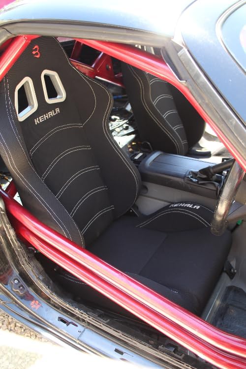 Pair of Barbarian Reclining Bucket KEHALA Racing Seats Black, Track, Race, Drift