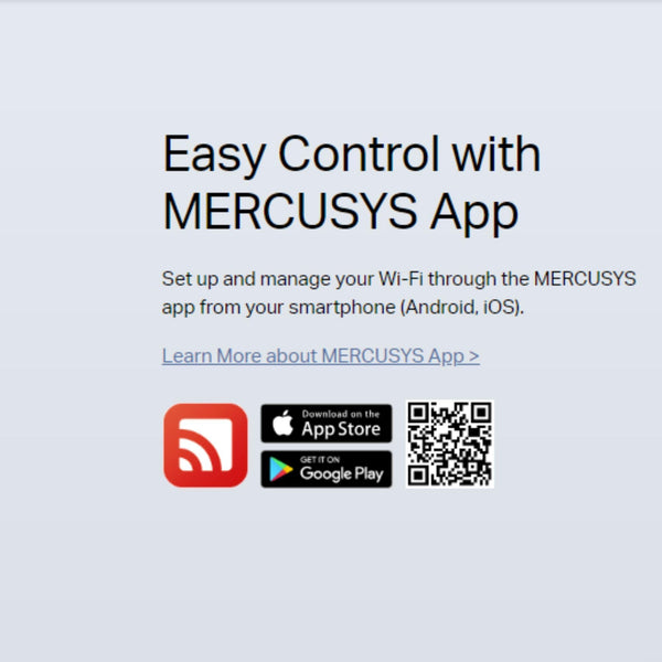 MERCUSYS MR80X Router WiFi 6 AX3000Mbps, Gigabit Ethernet Ports, TP-Link WiFi Router, 4 High-Gain Antennas, Easy Setup, Internet Booster Routers, WiFi Booster, Power Saving, App Control