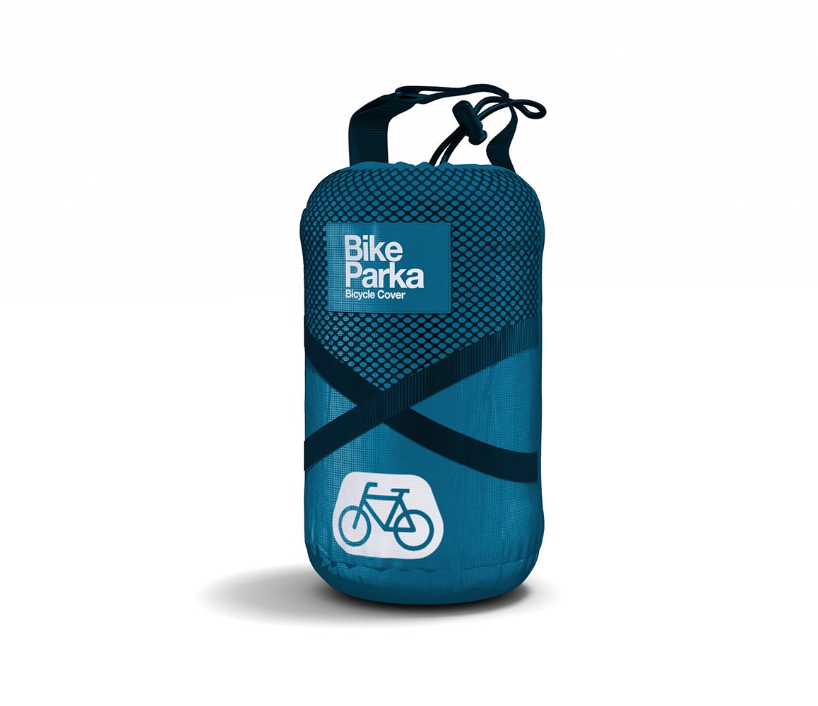 BikeParka URBAN Waterproof Bicycle Cover (CIEL Blue)