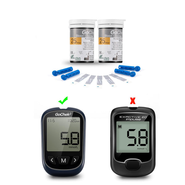 Blood Glucose Monitor Meter, Diabetes Testing Kit [2020 Upgrade] Blood Sugar Tester with 25 Test Strips and 25 Lancets - for UK Diabetics in mmol/L by Exactive EQ