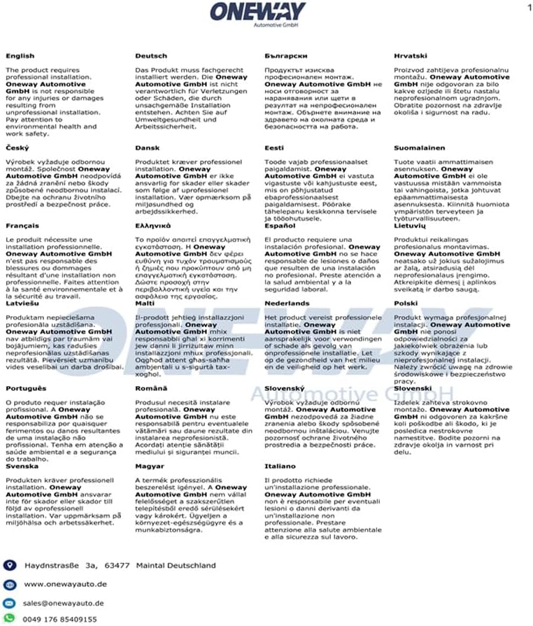 Oneway Roof Spoiler (Cap) compatible with Volkswagen Golf VII (7&7.5) HB GTi/GTD/R/R Line 2013-2020 - Gloss black