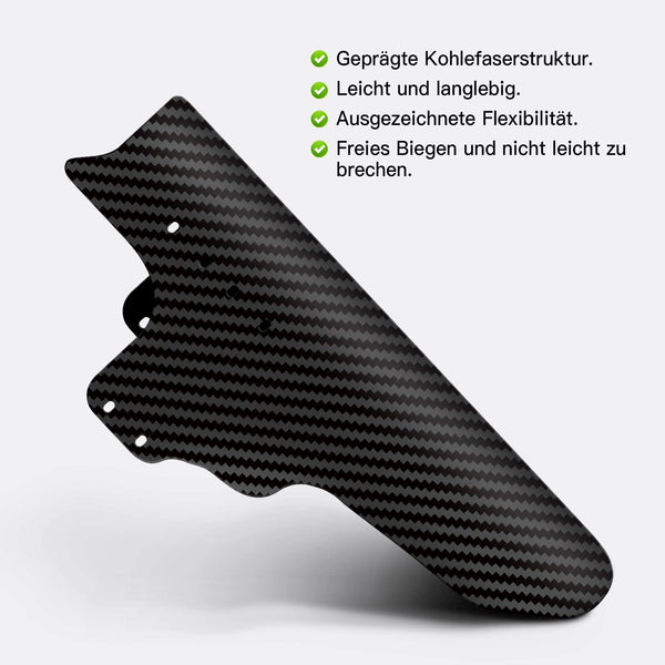 NICEDACK Mudguards Mountain Bike, 2 Pieces Mudguard Fit 20-29 Inch MTB Mudguard Front and Rear Compatible Bicycle Splash Guard