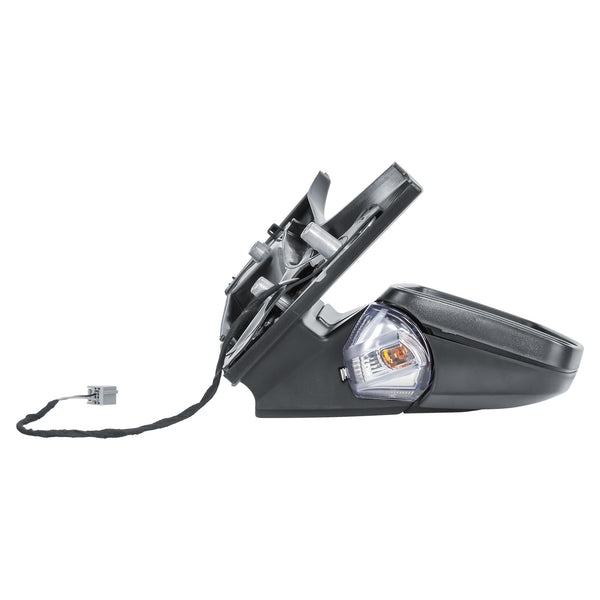 Repmacement Driver Right Side Door Wing Mirror O/S Electric and Heated Manual Folding with Textured Back Cover for Ford Transit Tourneo Custom 2015 to 2024