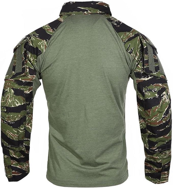EMERSONGEAR Men's Tactical Shirt,Gen3 Airsoft Combat Army Paintball Quick Dry Long Sleeve BDU T-Shirt Top