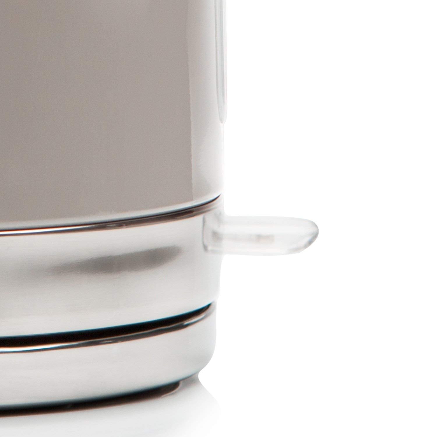 Haden Jersey Stainless Steel Kettle - 3000W Rapid Boil Technology, Ergonomic Design, BPA-Free, Safety Features, and Stylish Chrome Detailing, Putty