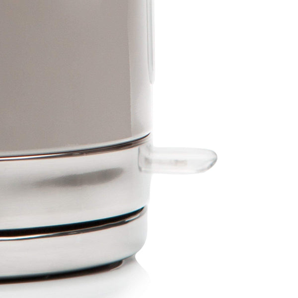 Haden Jersey Stainless Steel Kettle - 3000W Rapid Boil Technology, Ergonomic Design, BPA-Free, Safety Features, and Stylish Chrome Detailing, Putty