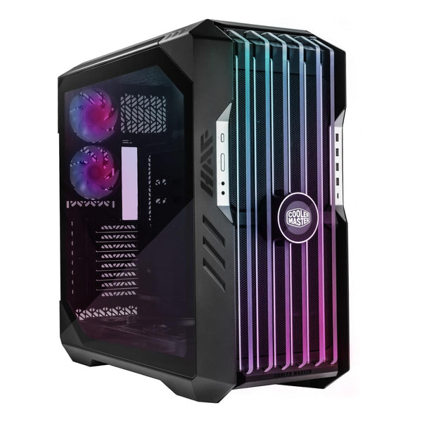 Cooler Master HAF 700 PC Case - Full-Tower, E-ATX Compatible, 5 x Pre-Installed Fans, Rotatable Radiator Bracket, TG Side Panel, Tool-Free Design, ARGB Controller Included