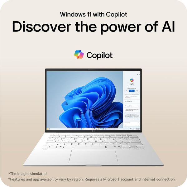 LG gram 16Z90TL - 16 Inch 2.5K IPS Ultra-Lightweight Laptop, Intel Core Ultra 7 256V 47TOPS NPU - EVO Edition, 16GB RAM, 1TB SSD, Windows 11 Home, gram Hybrid AI, Copilot+ PC, Black (2025)