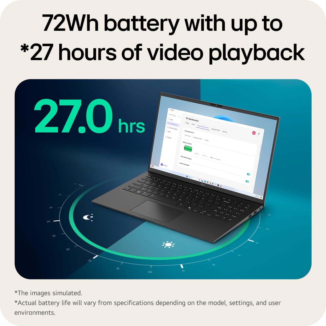 LG gram 16Z90TL - 16 Inch 2.5K IPS Ultra-Lightweight Laptop, Intel Core Ultra 7 256V 47TOPS NPU - EVO Edition, 16GB RAM, 1TB SSD, Windows 11 Home, gram Hybrid AI, Copilot+ PC, Black (2025)