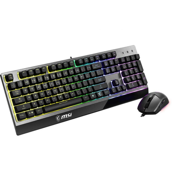MSI Vigor GK71 Sonic Mechanical Gaming Keyboard (UK Layout) - MSI Sonic Red Switches (Linear), Ergonomic Keycaps, Anti-slip Base, Per-key RGB Mystic Light, USB 2.0 - Full-Sized