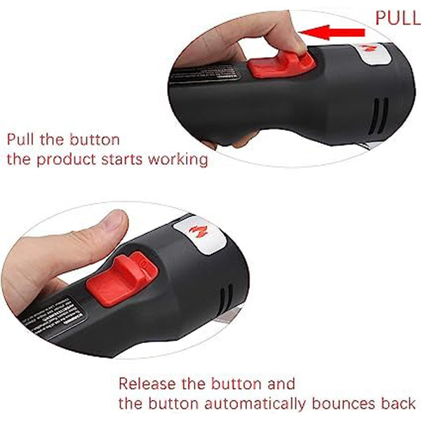 ipalmay Fast Electric Fire Starter,Lump Charcoal Starter,Barbeque & Stove Lighter, 2000W Rapid Heating Air Ignites Charcoal in 60 Seconds,Silver White