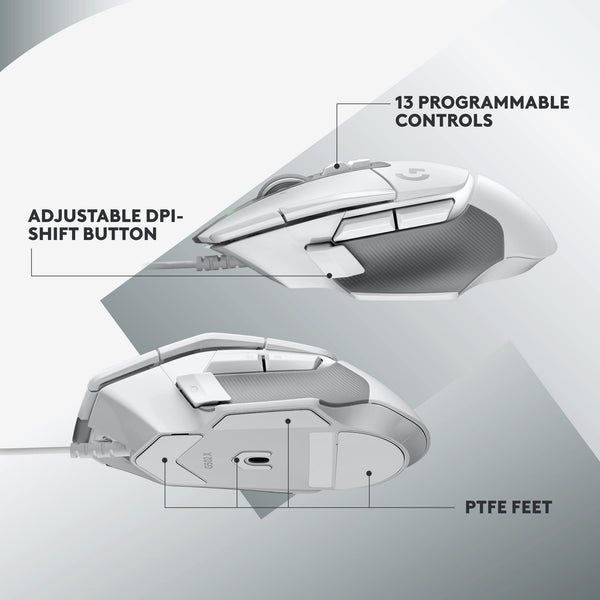 Logitech G G502 X PLUS LIGHTSPEED Wireless RGB Gaming Mouse - Optical mouse with LIGHTFORCE hybrid switches, LIGHTSYNC RGB, HERO 25K gaming sensor, compatible with PC - macOS/Windows - Black