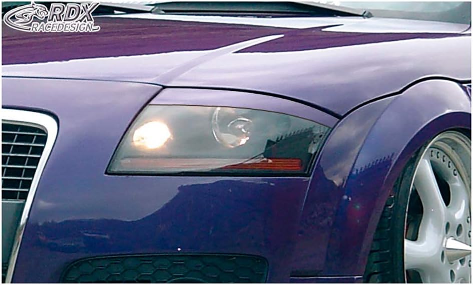 RDX Racedesign Head light spoilers compatible with Audi TT 8N 1999-2005 (ABS)
