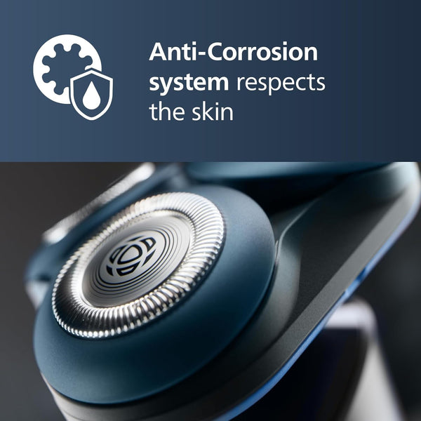 Philips Shaver 5000X Series, Wet and Dry Electric Shaver, Razor with SkinProtect Technology, 360 Flexing Head, 1 h Charging/5 min. Quick Charge, P-Cap Silver, Model X5004/00