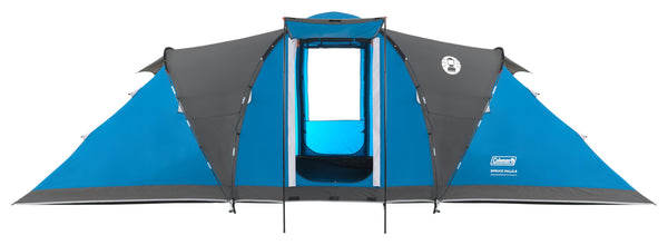 Coleman Spruce Falls 4 Tent | 4 Man Vis-a-Vis Family Tent with 2 opposite XXL size Bedrooms and Living area | 4 Person Camping Tent | 3000mm Waterproof | Sewn-in Groundsheet